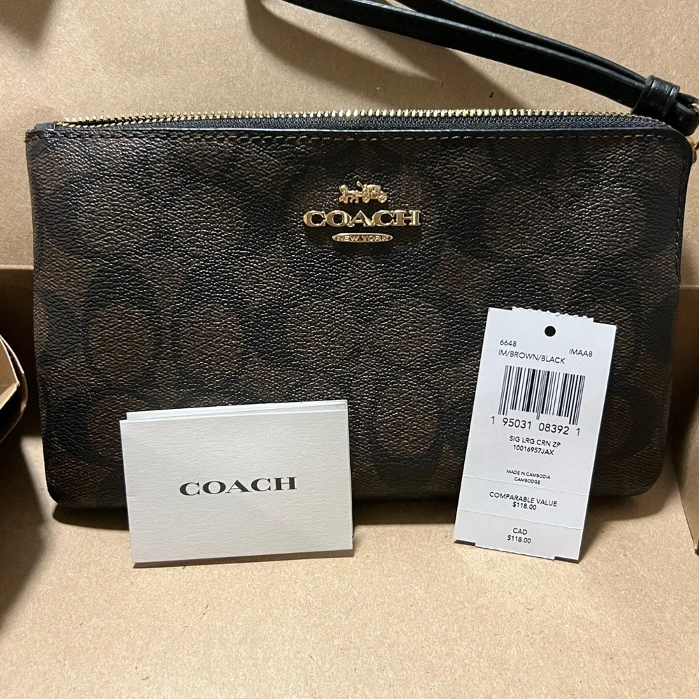 Brand New Coach Large Wristlet! - Picture 5 of 7